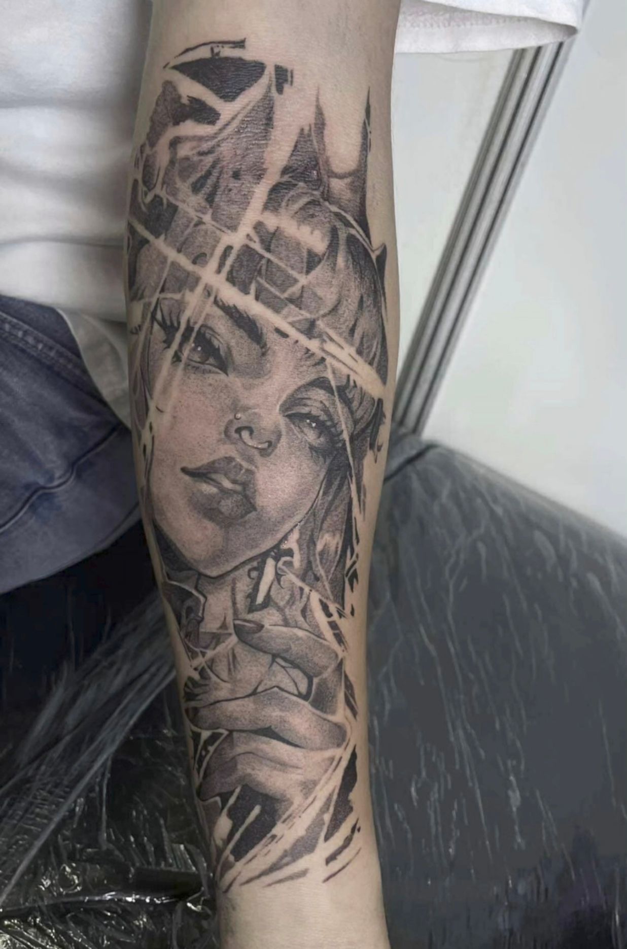 Example of a large size tattoo design