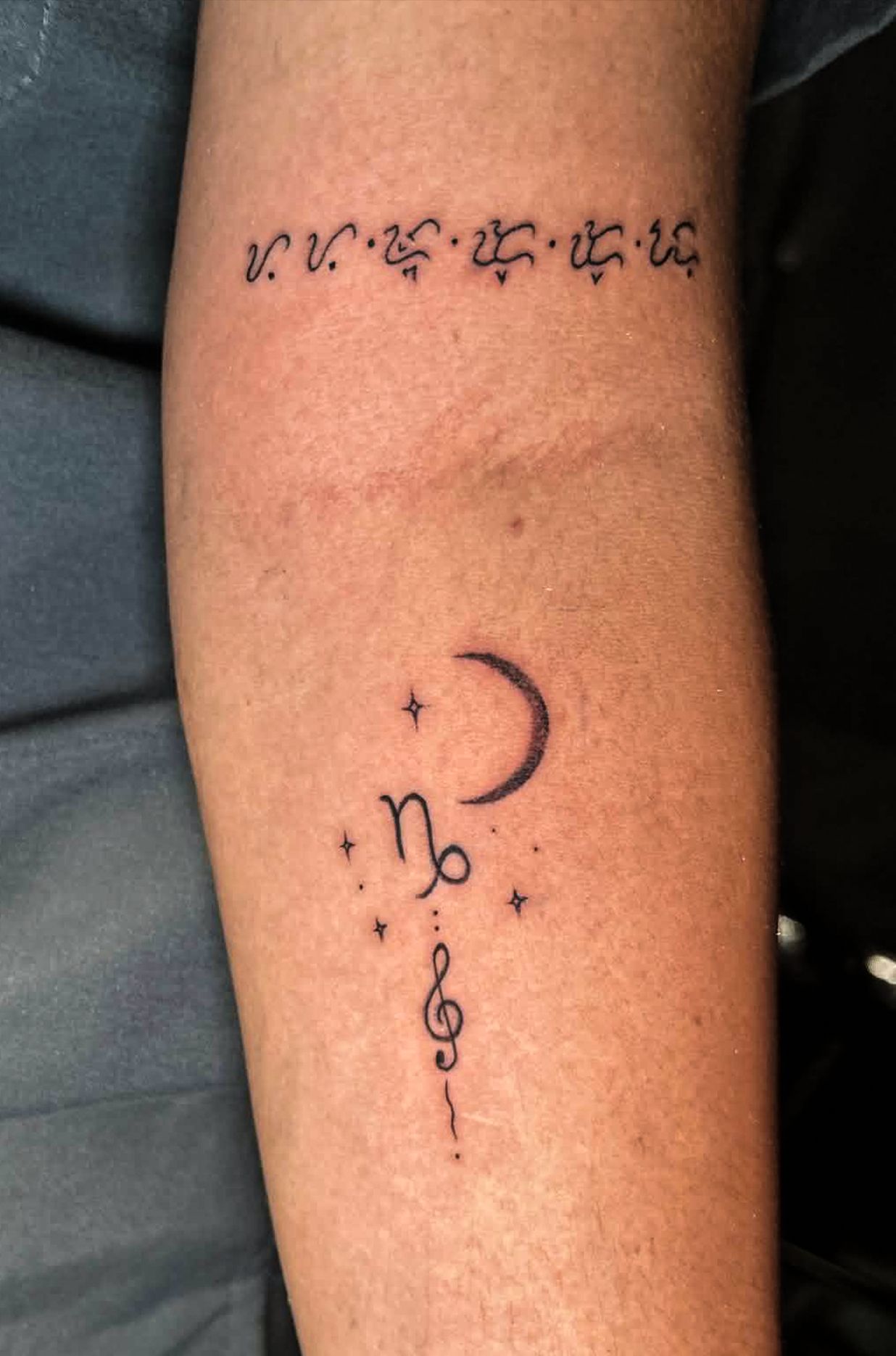 Example of a minimal tattoo design